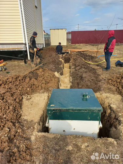 Обустройство скважин, монтаж септика астра топас