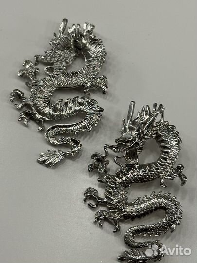 Серьги дракон