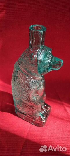 Бутылка Медведь оригинал завод Мальцева19 век