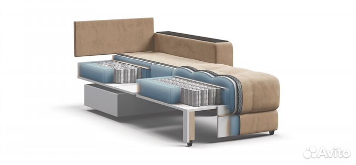 В наличии кресло кровать boss 2.0 велюр Monolit с