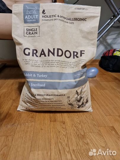 Корм для кошек grandorf 8кг