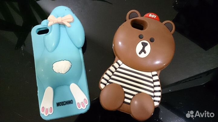 Чехлы для телефона iPhone 5s (3 шт.) +адаптер