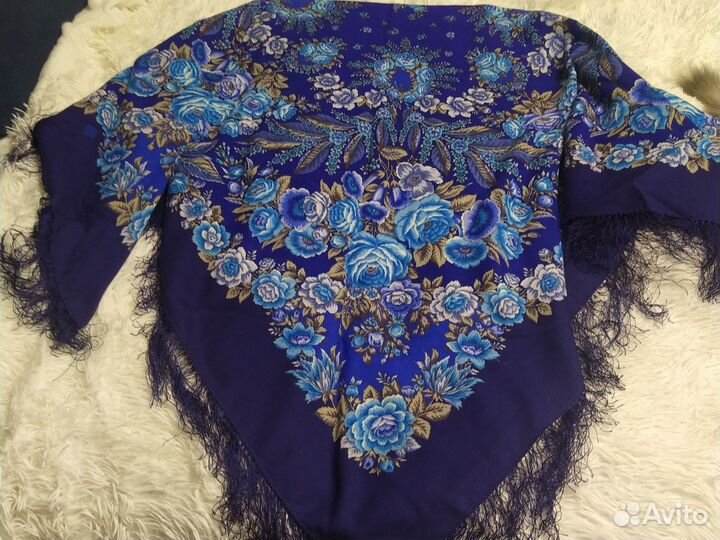 Павловопосадский платок шерсть