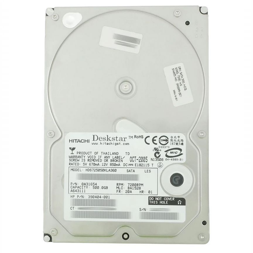 [390599-001] Жесткий Диск Hp 500gb Sata2 3,5" Hdd 390599-001