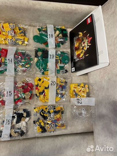 Lego Mighty Bowser 71411 (нет 17го пакета и пласти