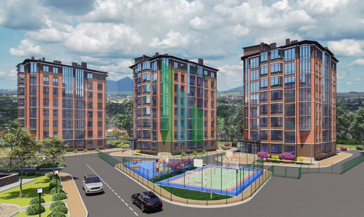 2-к. квартира, 66,5 м², 4/8 эт.