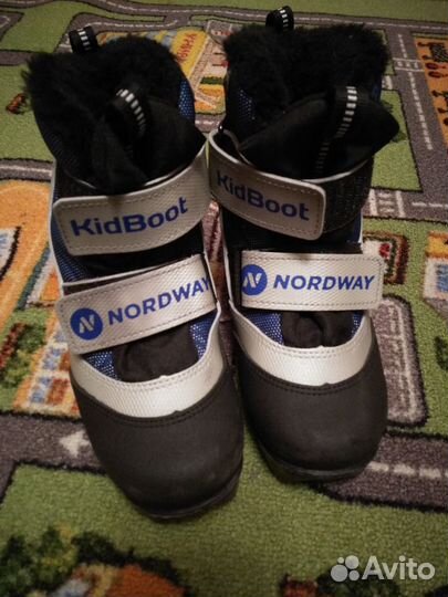 Лыжные ботинки на меху, 34