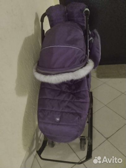 Коляска санки Ника 7-5sk