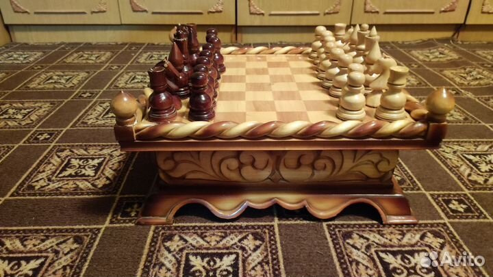 Шахматы деревянные ручной работы