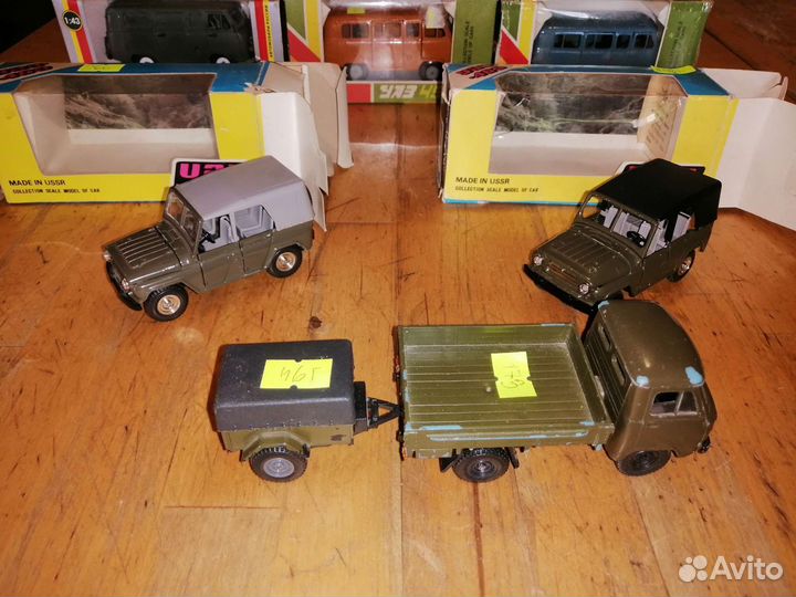 Модели СССР 1/43 УАЗ 469, 452, 3962