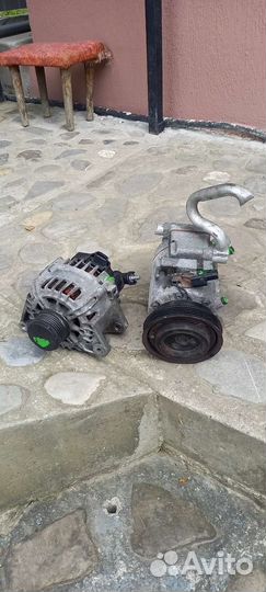 Компрессор кондиционера(KIA soul 1)