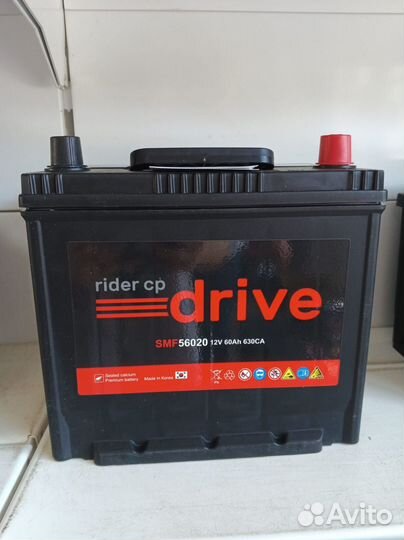 Аккумулятор автомобильный riderr