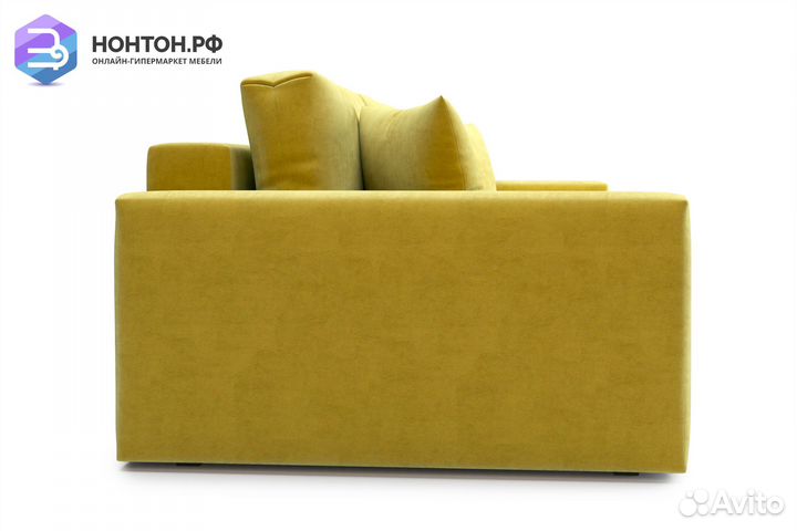 Кресло тик-так Монарх горчичное