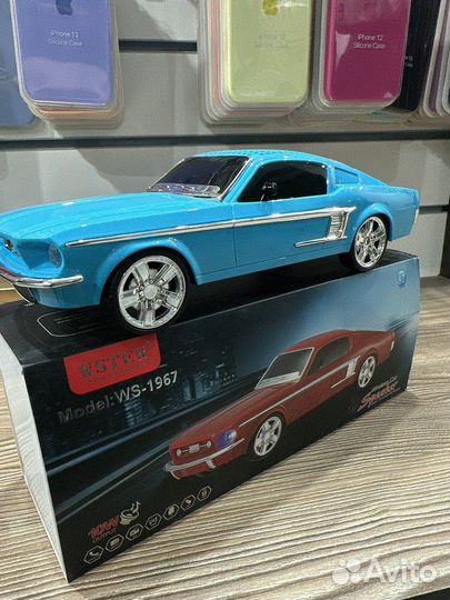 Блютуз колонка машинка