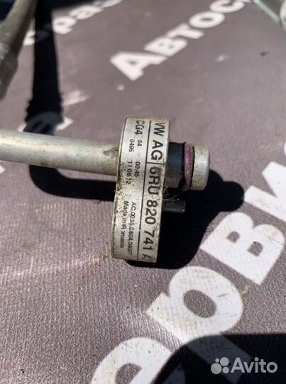 Трубки кондиционера фольцваген поло