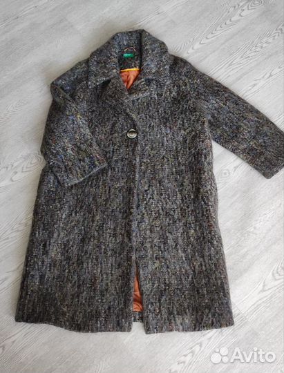 Benetton шерстяное пальто