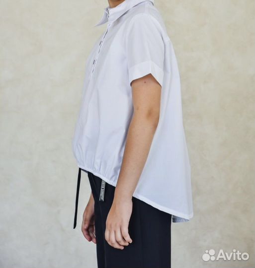 Блузка белая для девочек Делорас 158