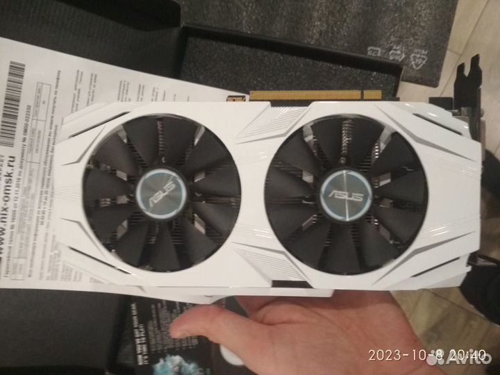 Видеокарта gtx 1060 6gb asus
