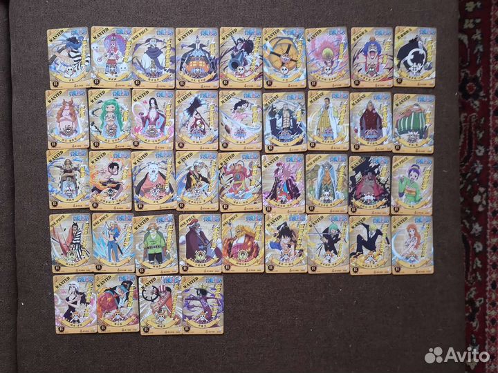 Коллекционные карточки ван пис