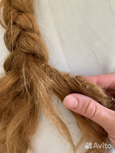 Коса из натуральных волос