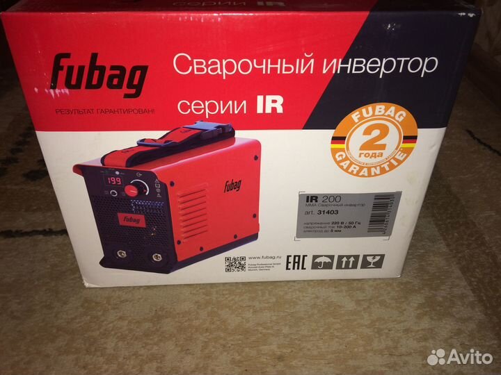 Fubag Сварочный инвертор IR 200