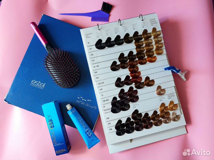 Палитра эстель для волос deluxe silver