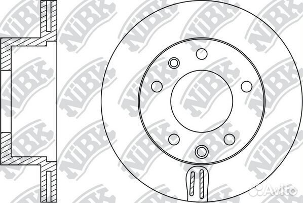 Диск тормозной NiBK RN1388