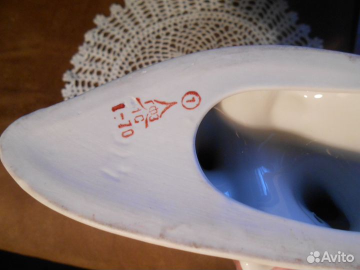 Винтажная статуэтка Олень олененок фарфор гфз