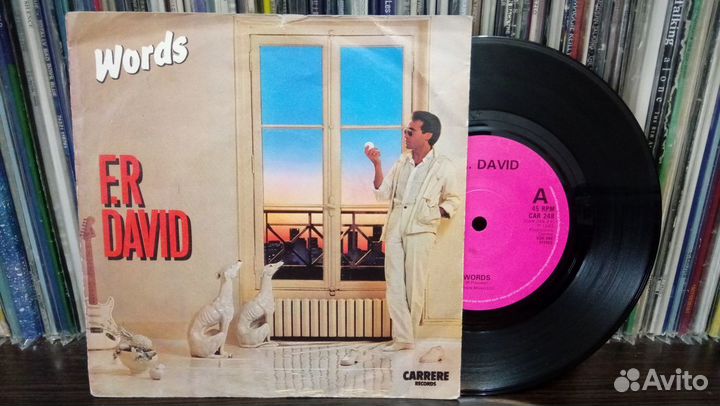 F.R. David - Words/When The Sun Goes Down (винил)
