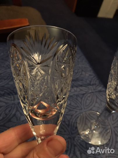 Хрустальные бокалы СССР