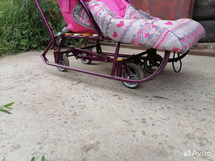 Санки коляска nika