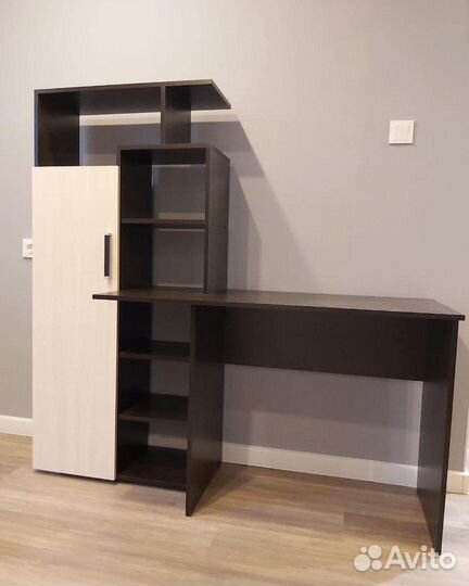 Компьютерный стол с полками 2 цвета новый
