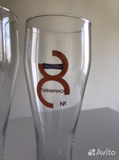 Пивные бокалы балтика 7 и 8 0.5