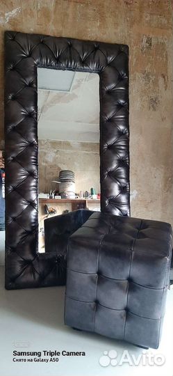 Зеркало в каретной стяжке