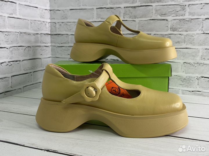 Натуральная кожа женские туфли лоферы