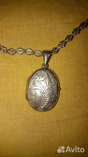 Медальон из серебра 925