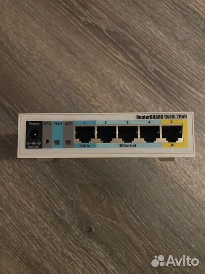 Wi-Fi роутер MikroTik RB951Ui-2HnD