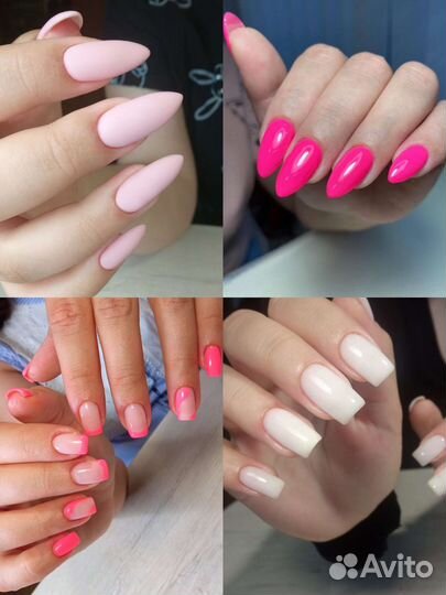 Маникюр, гель лак, наращивание, педикюр