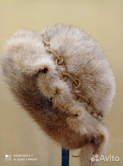 Шапка норковая женская размер 54-56