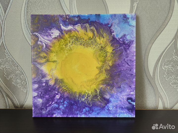 Картина абстрактная акрил