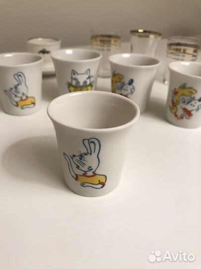 Набор стопок Ну погоди винтаж