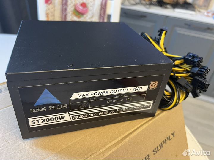 Блок питания для майнинга 2000 nak plus