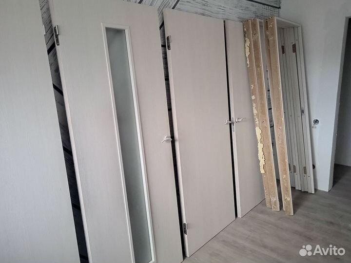 Межкомнатные двери бу с коробкой, наличниками