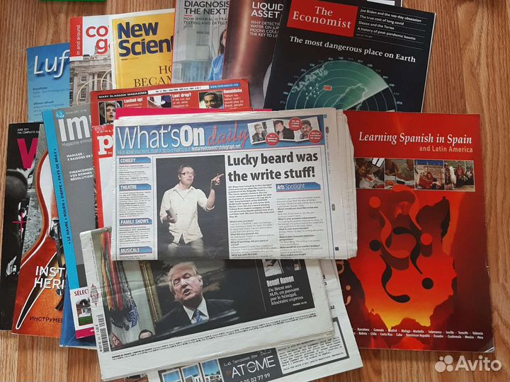 Журналы, газеты на иностранных языках