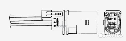 95449 лямбда-зонд Hyundai Santa Fe II, KIA