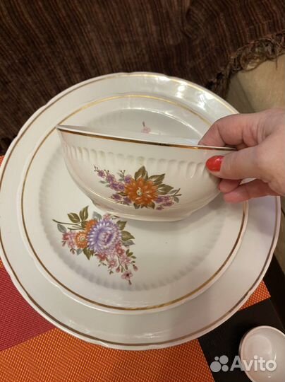 Набор столовой посуды 29 предметов СССР