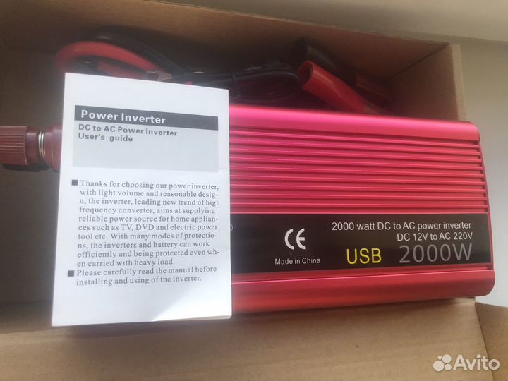 Преобразователь инвертор напряжения 12-220 вольт