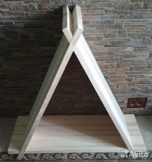 Домик для кошки, типа вигвам