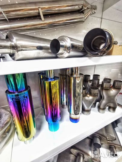 Банка выхлопная глушитель hks hi-power jasma