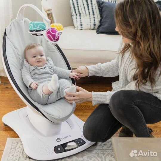 Электронные качели 4moms MamaRoo 4.0 серебро